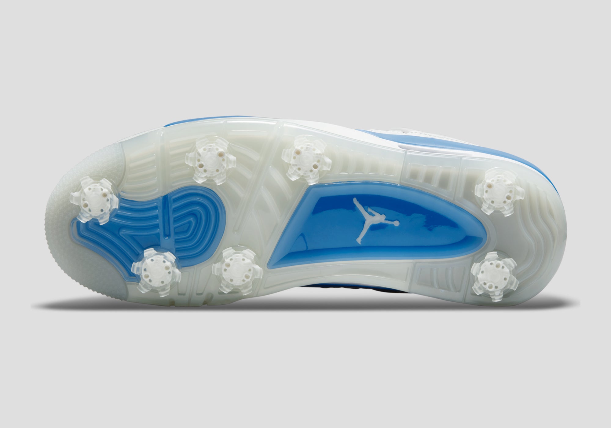 Nike Air Jordan 4 Golf Shoes White/Military Blue-3